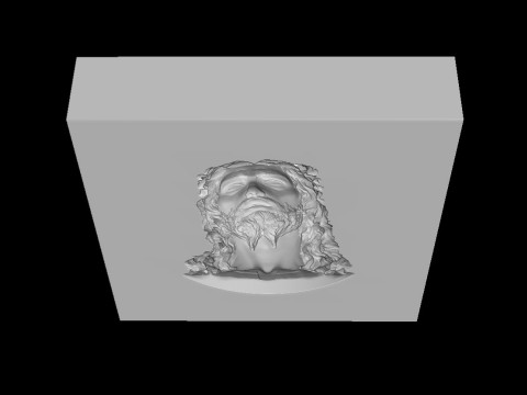 Jesus Mold 3D print model 3D Baskı Modeli