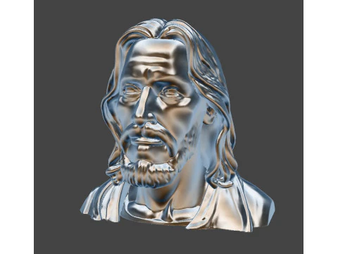 Jesus Christ Bust STL Printable 3D print model 3D Print Model