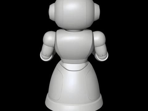 Robot Waiter STL File 3D print model 3D Print Model