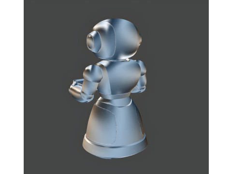 Robot Waiter STL File 3D print model Model Cetak 3D
