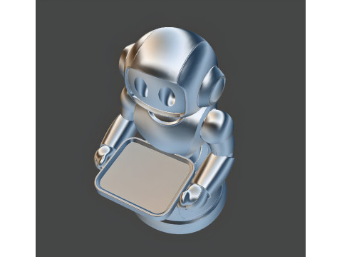 Robot Waiter STL File 3D print model Model Cetak 3D
