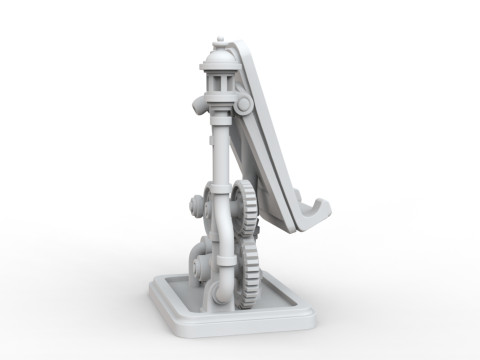 Steampunk Phone Stand 3D print model 3D प्रिंट मॉडल