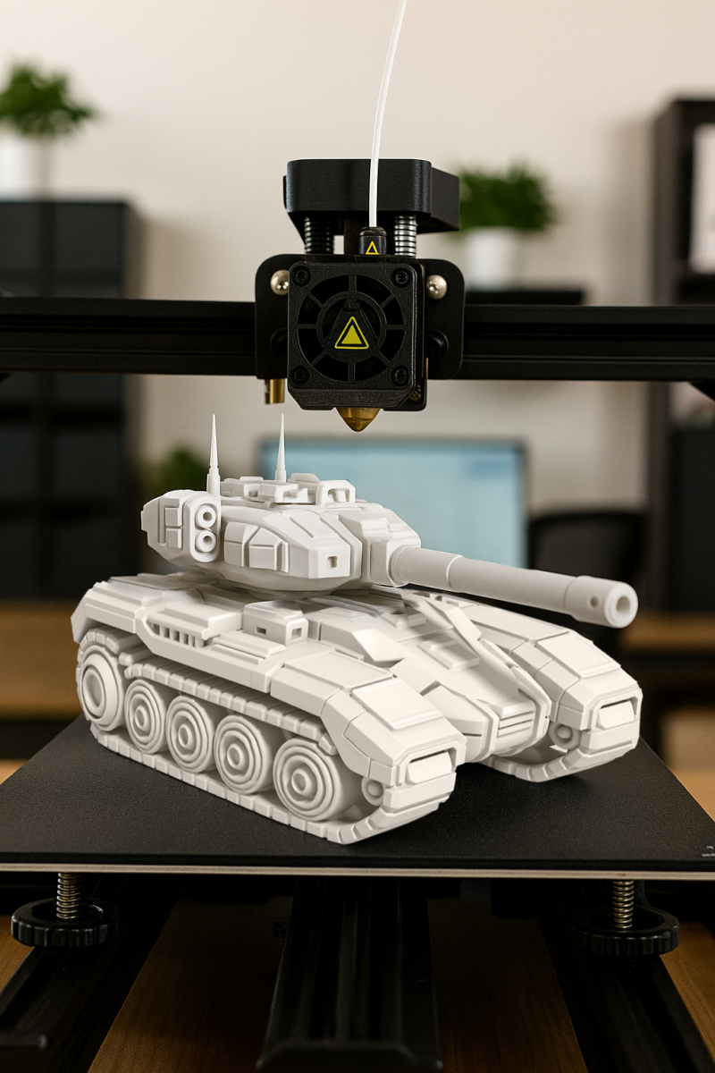 Tank STL 3D Printable Battle Combat Tank 3D print model 3D printmodel .c4d .max .obj .3ds .fbx .stl .blend 