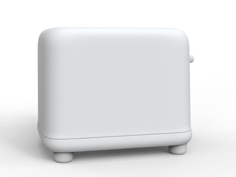 Toaster 3D Print Kitchen Appliance Miniature STL 3D print model 3D 프린트 모델