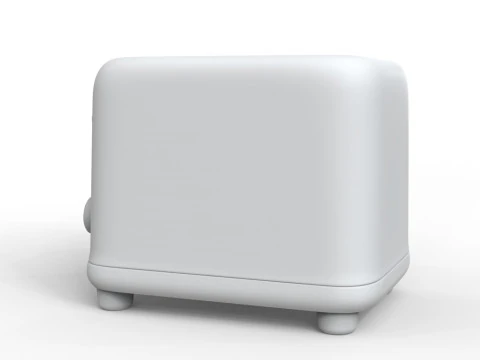 Toaster 3D Print Kitchen Appliance Miniature STL 3D print model 3D Print Model