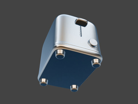 Toaster 3D Print Kitchen Appliance Miniature STL 3D print model 3D 프린트 모델