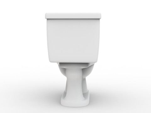 Cartoon Toilet 3D Print STL 3D print model 3D 프린트 모델