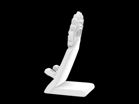 Suporte de telefone tribal asteca Suporte de mesa de impress&atilde;o 3D STL Modelo de impress&atilde;o 3D Modelo de Impressão 3D