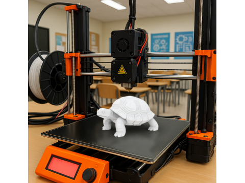 Turtle 3D Print Stylized Animal Model STL 3D print model Modèles 3D en vedette