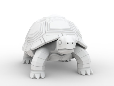 Turtle 3D Print Stylized Animal Model STL 3D print model Model Cetak 3D