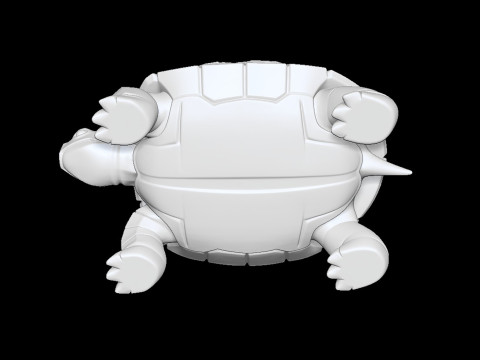 Turtle 3D Print Stylized Animal Model STL 3D print model Model Cetak 3D