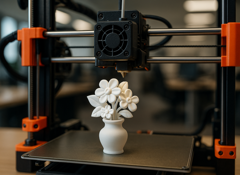 Floral Arrangement Decorative Vase 3D Printable STL Model 3D print model 3D Baskı Modeli .c4d .max .obj .3ds .fbx .stl .blend