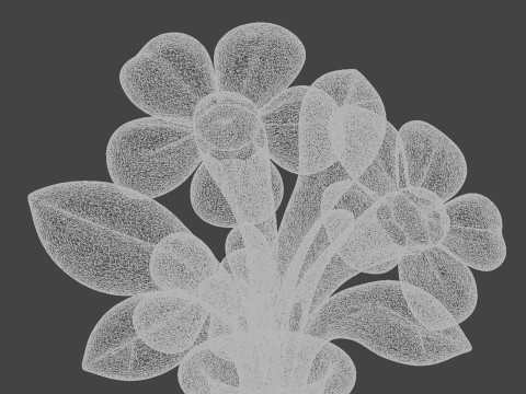 Floral Arrangement Decorative Vase 3D Printable STL Model 3D print model 3D Baskı Modeli