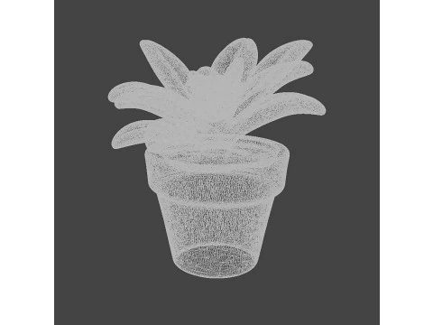 Art design sculptures succulent plant pot houseplant decor minimalist home living house planter pott 3D Print Model