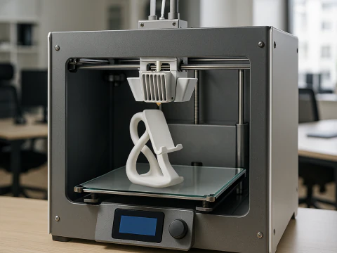 Abstract Phone Stand 3D Printable 3D print model 3D Print Model