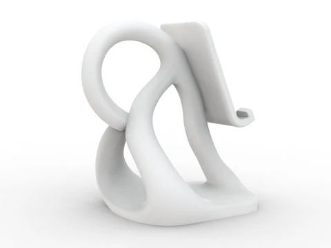 Abstract Phone Stand 3D Printable 3D print model 3D Print Model