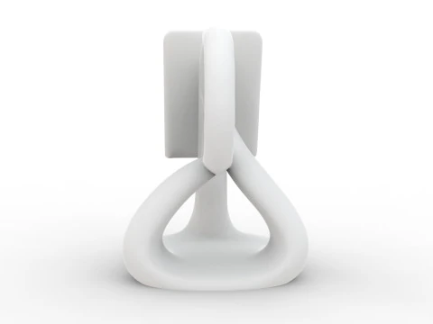Abstract Phone Stand 3D Printable 3D print model 3D Print Model