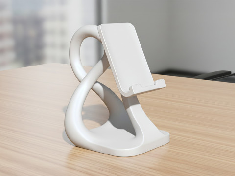 Abstract Phone Stand 3D Printable 3D print model 3D Print Model