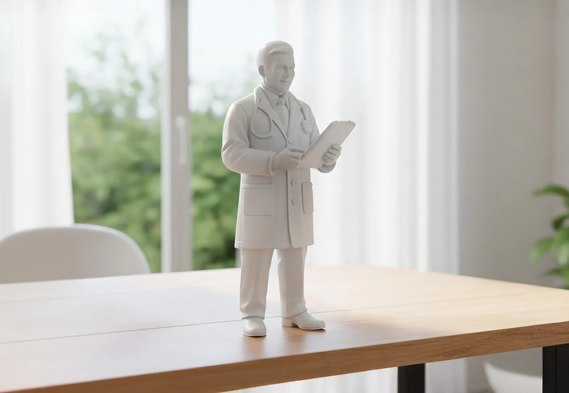 Cartoon Doctor 3D Printable 3D print model 3D Print Model .c4d .max .obj .3ds .fbx .stl .blend 