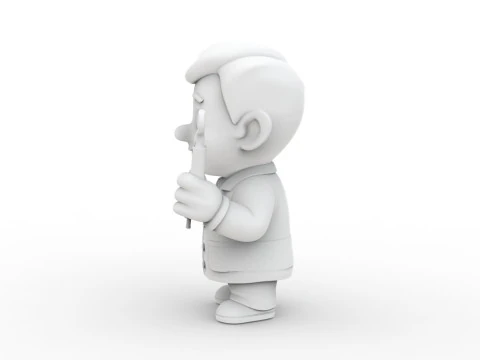 Cartoon Dentist 3D Printable 3D print model 3D Print Model