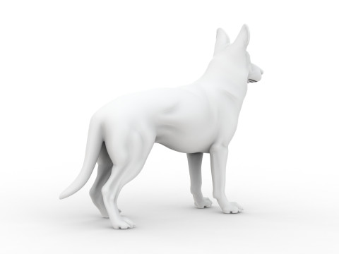 Sculpted Dog 3D Printable 3D print model 3D Принт Модель