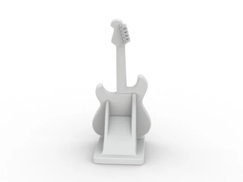 Guitar Stand 3D Printable 3D print model 3D Print Model
