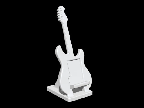 Guitar Stand 3D Printable 3D print model 3D Print Model