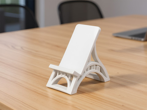 Phone Stand 3D Printable 3D print model Modello di stampa 3D