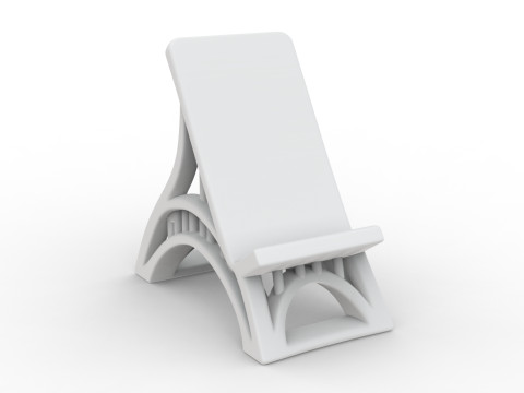 Phone Stand 3D Printable 3D print model Modello di stampa 3D