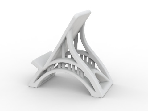 Phone Stand 3D Printable 3D print model Modello di stampa 3D