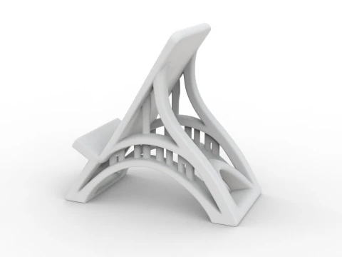 Phone Stand 3D Printable 3D print model 3D Print Model