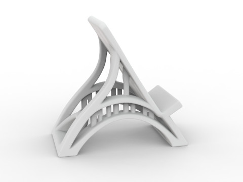 Phone Stand 3D Printable 3D print model Modello di stampa 3D