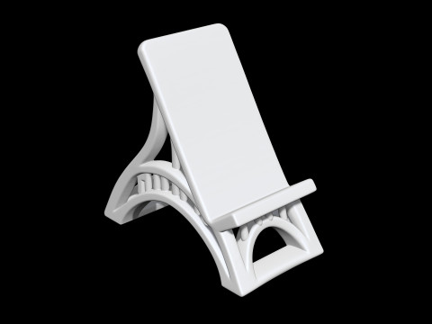 Phone Stand 3D Printable 3D print model Modello di stampa 3D
