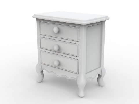Nightstand 3D Printable 3D print model 3D Druckmodell