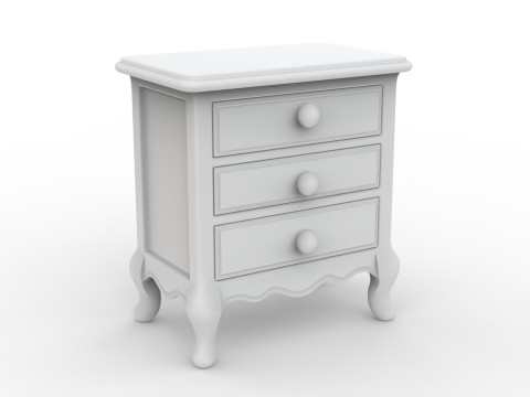 Nightstand 3D Printable 3D print model 3D Druckmodell