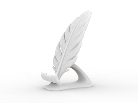 Feather Quill 3D Printable 3D print model 3Dプリントモデル