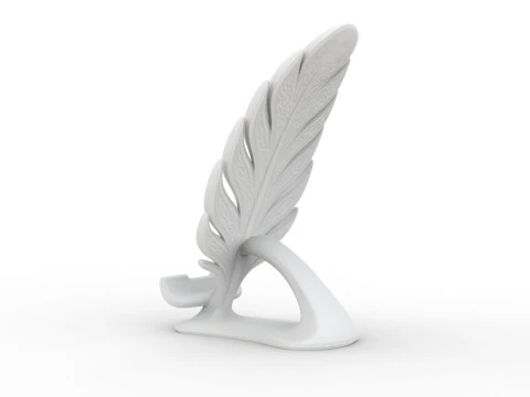Feather Quill 3D Printable 3D print model 3D Print Model