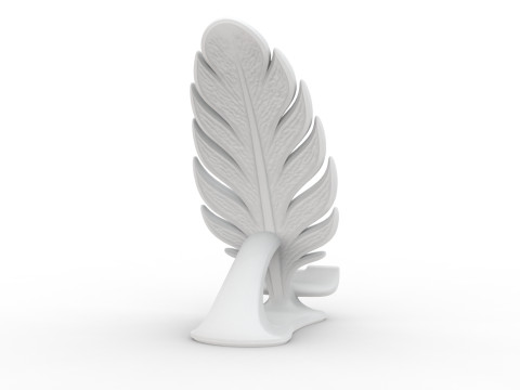 Feather Quill 3D Printable 3D print model 3Dプリントモデル