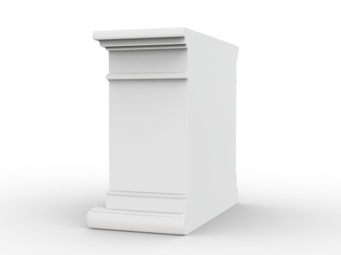 Low-Poly Fireplace 3D Printable 3D print model 3D प्रिंट मॉडल