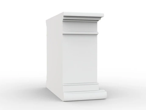 Low-Poly Fireplace 3D Printable 3D print model 3D Print Model