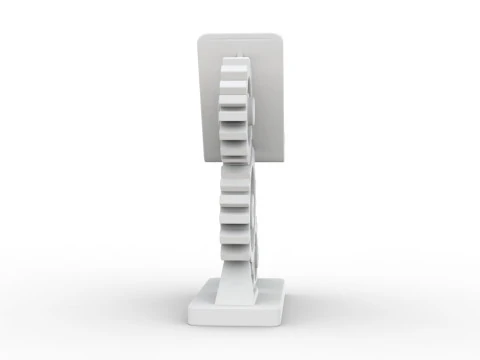 Gear Phone Stand 3D Printable 3D print model 3D Print Model