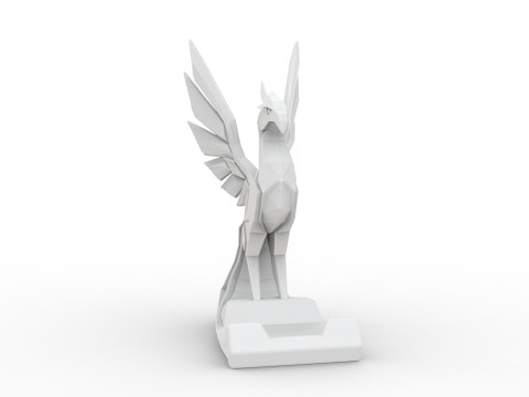Phoenix Statue 3D Printable 3D print model Modello di stampa 3D