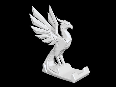 Phoenix Statue 3D Printable 3D print model Modello di stampa 3D