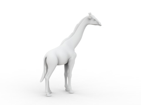 Giraffe 3D Printable 3D print model 3D Print Model