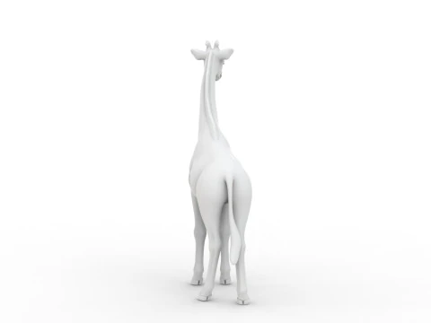 Modello di stampa 3D stampabile 3D della giraffa Modello di stampa 3D