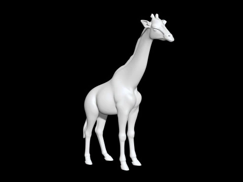 Modello di stampa 3D stampabile 3D della giraffa Modello di stampa 3D