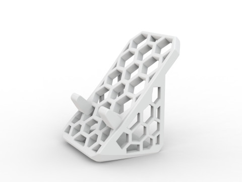 Honeycomb Phone Stand 3D Printable 3D print model 3D Print Model