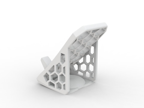Honeycomb Phone Stand 3D Printable 3D print model 3D Print Model