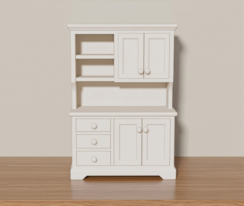 Hutch Cabinet 3D Printable 3D print model 3D 打印模型 .c4d .max .obj .3ds .fbx .stl .blend 