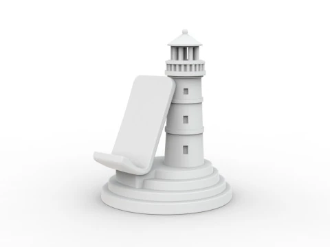 Lighthouse Phone Stand 3D Printable 3D print model 3D Print Model
